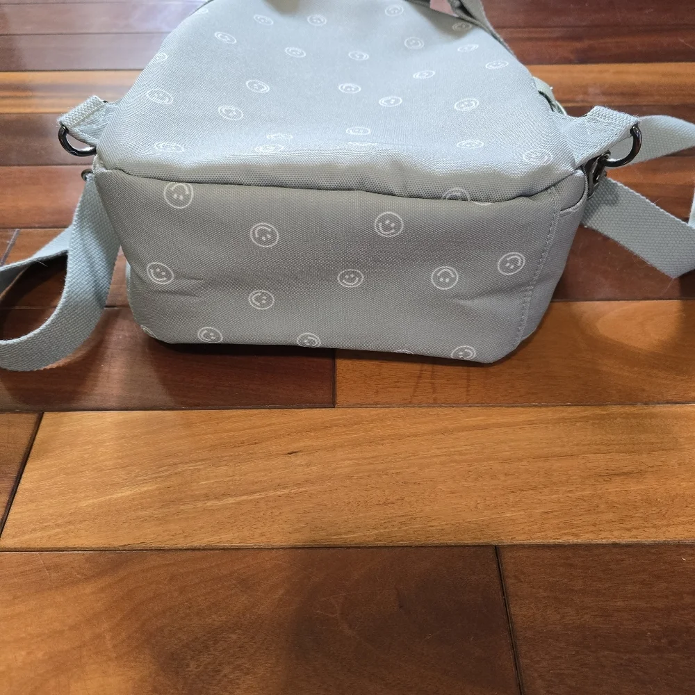 Rad Rev Mint Smiley Face Mini Backpack